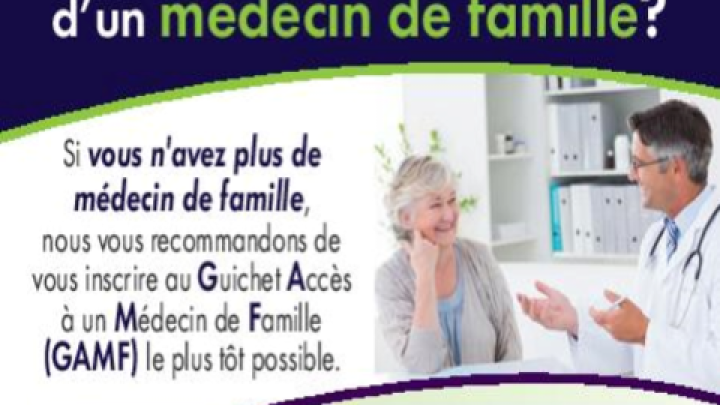 À la recherche d'un médecin de famille ?